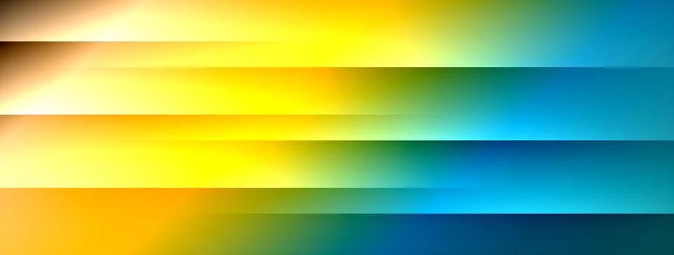 Dynamic shadow lines with gradient colors geometric background Illustrazione stock