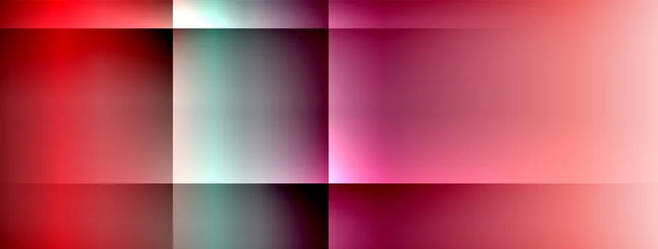Dynamic shadow lines with gradient colors geometric background Stock Illustration