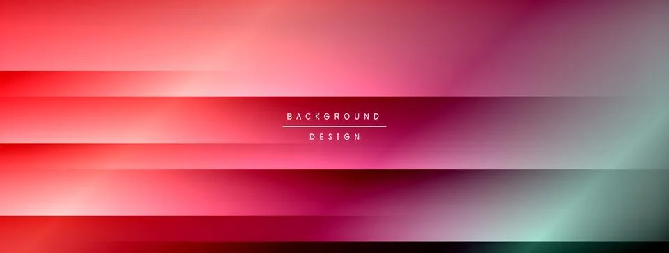 Dynamic shadow lines with gradient colors geometric background Illustrazione stock