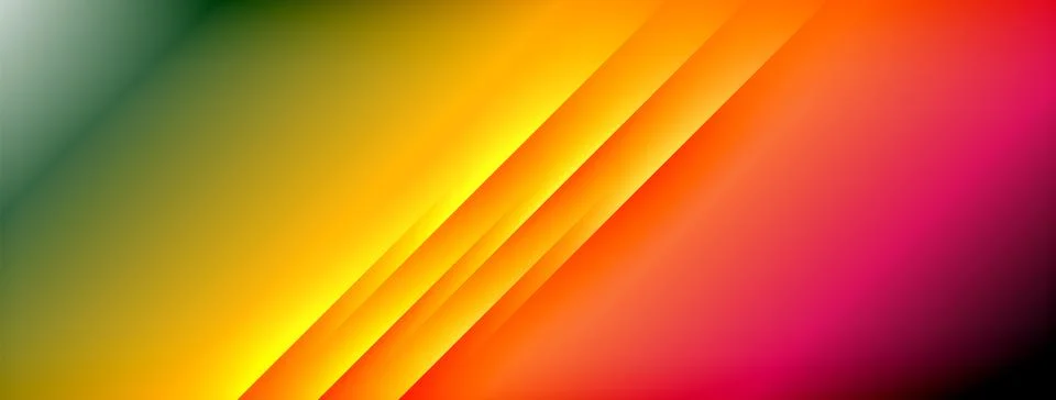 Dynamic shadow lines with gradient colors geometric background イラスト素材