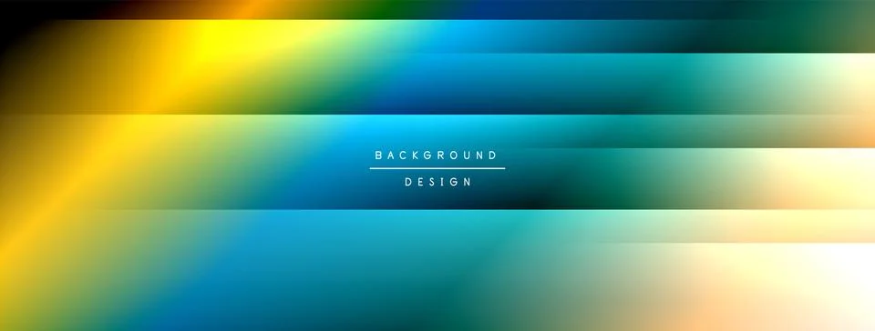 Dynamic shadow lines with gradient colors geometric background Illustrazione stock