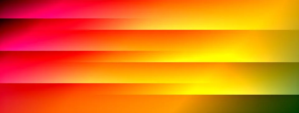 Dynamic shadow lines with gradient colors geometric background Stock Illustration