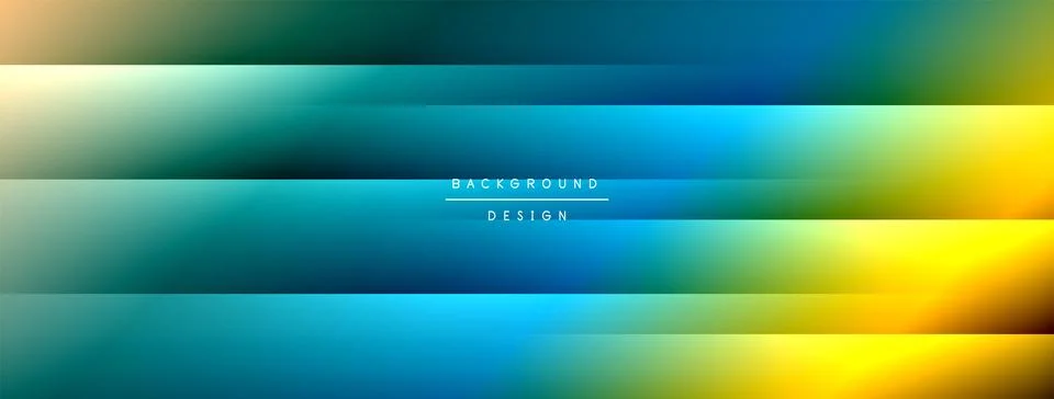 Dynamic shadow lines with gradient colors geometric background Stock Illustration