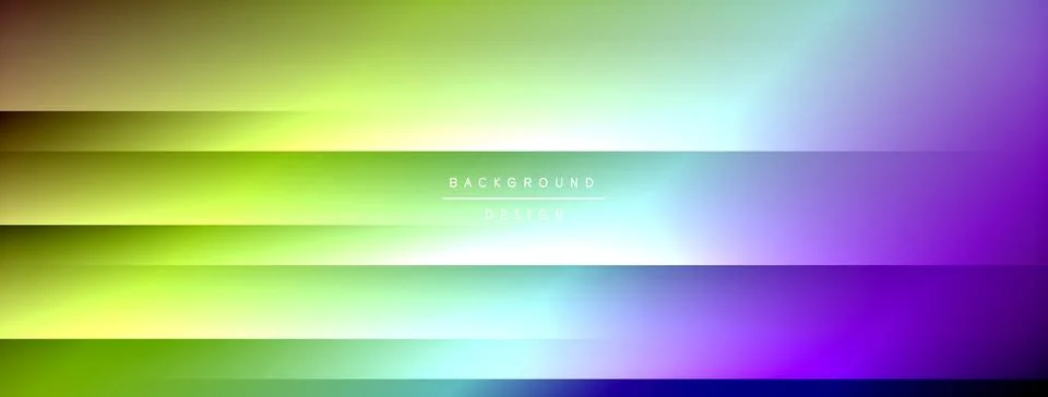 Dynamic shadow lines with gradient colors geometric background Stock Illustration