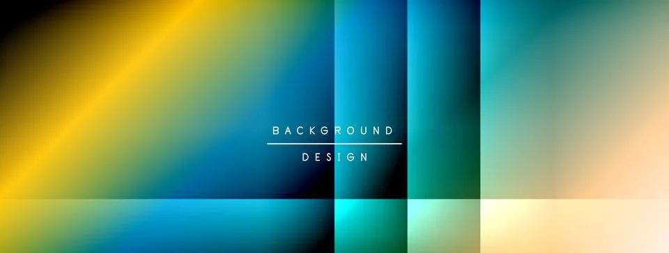 Dynamic shadow lines with gradient colors geometric background Stock Illustration