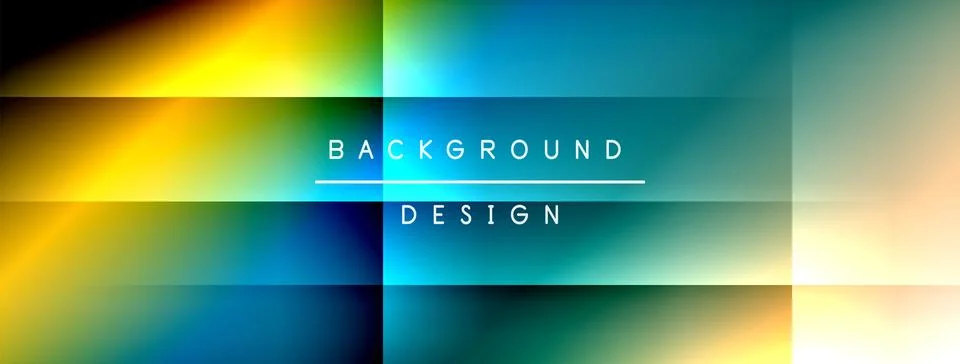 Dynamic shadow lines with gradient colors geometric background Stock Illustration