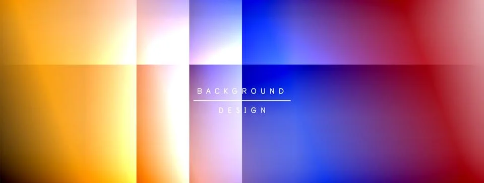 Dynamic shadow lines with gradient colors geometric background Stock Illustration