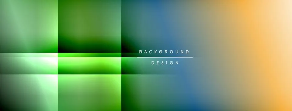 Dynamic shadow lines with gradient colors geometric background Stock Illustration
