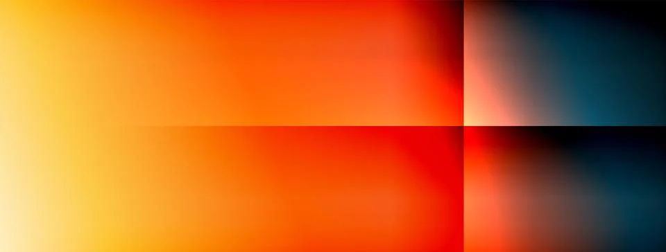 Dynamic shadow lines with gradient colors geometric background Stock Illustration
