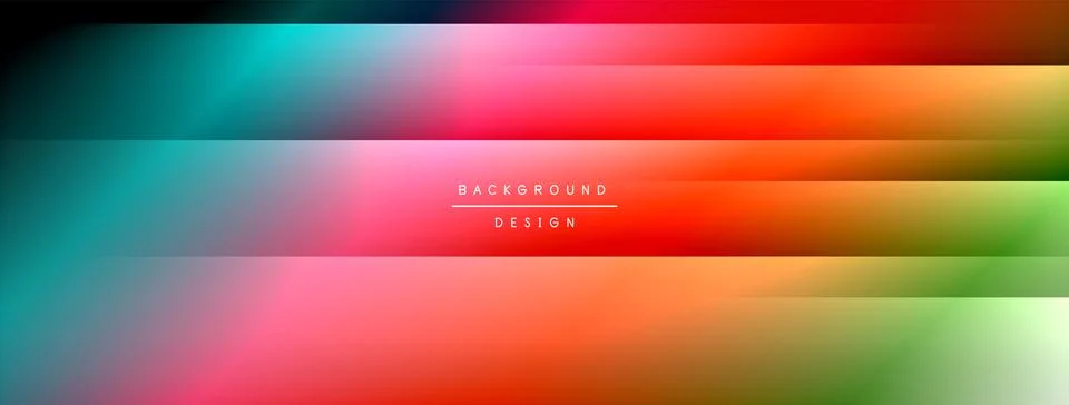 Dynamic shadow lines with gradient colors geometric background Stock Illustration