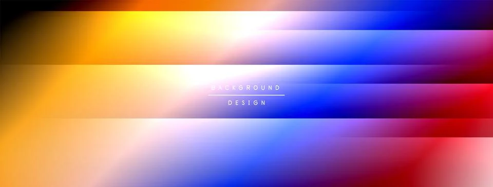 Dynamic shadow lines with gradient colors geometric background Illustrazione stock
