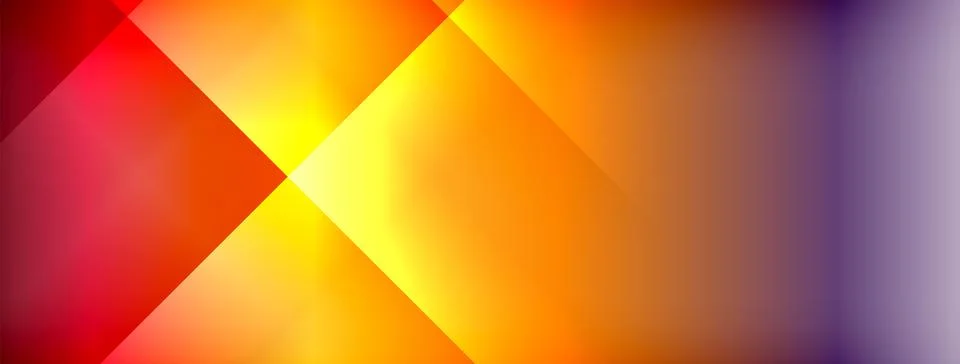 Dynamic shadow lines with gradient colors geometric background Stock Illustration