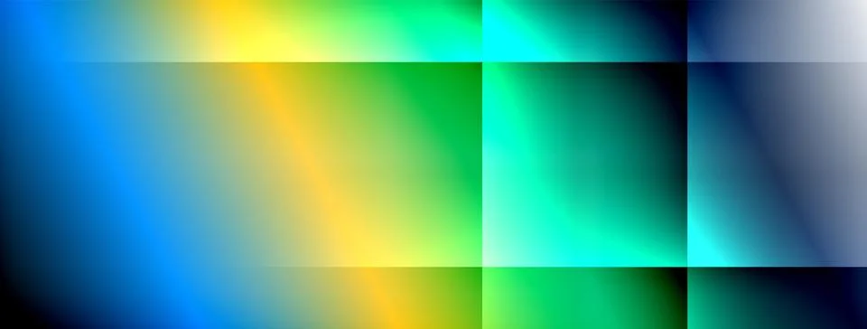 Dynamic shadow lines with gradient colors geometric background Stock Illustration