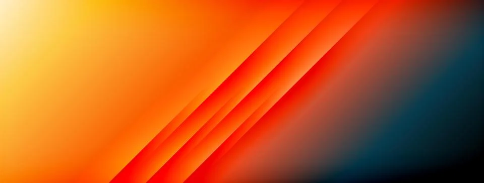 Dynamic shadow lines with gradient colors geometric background Stockillustratie