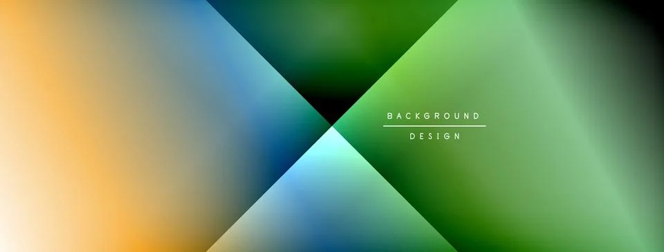 Dynamic shadow lines with gradient colors geometric background Stock Illustration