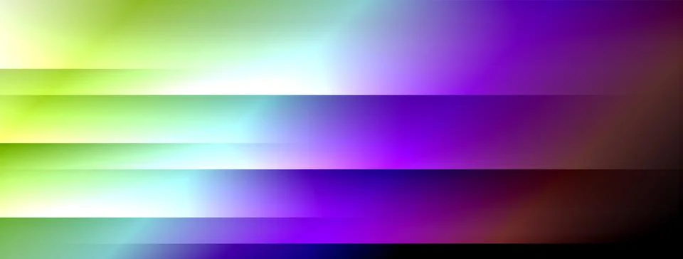 Dynamic shadow lines with gradient colors geometric background Stock Illustration