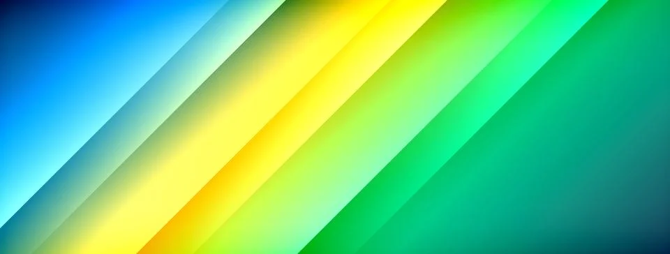 Dynamic shadow lines with gradient colors geometric background Stock Illustration
