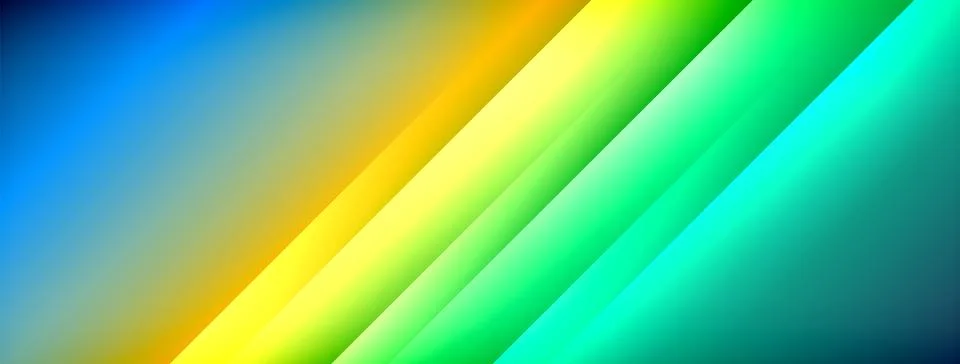 Dynamic shadow lines with gradient colors geometric background Illustrazione stock
