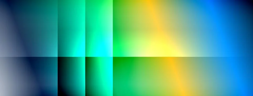 Dynamic shadow lines with gradient colors geometric background Stock Illustration