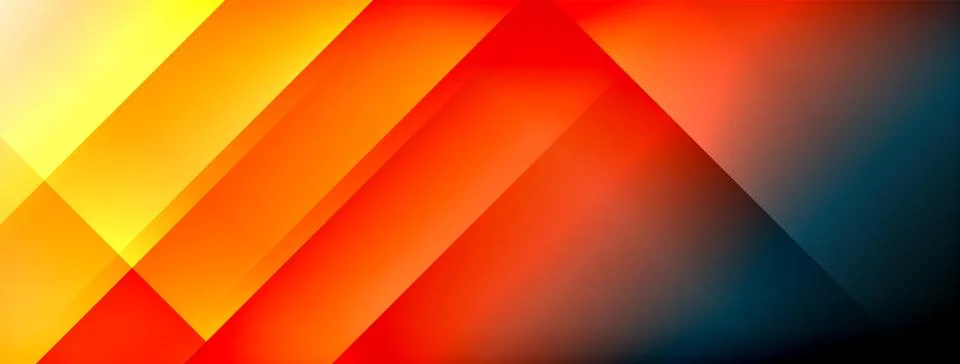 Dynamic shadow lines with gradient colors geometric background イラスト素材