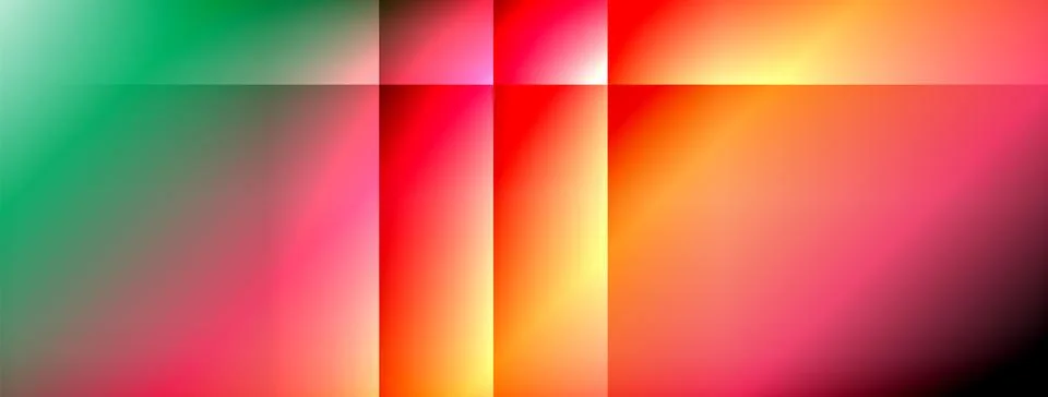 Dynamic shadow lines with gradient colors geometric background イラスト素材