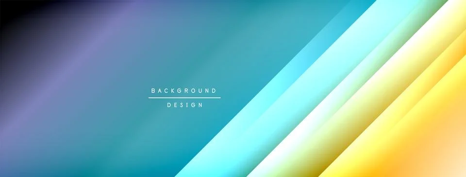 Dynamic shadow lines with gradient colors geometric background 스톡 일러스트