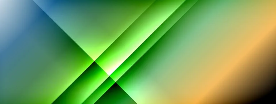 Dynamic shadow lines with gradient colors geometric background イラスト素材