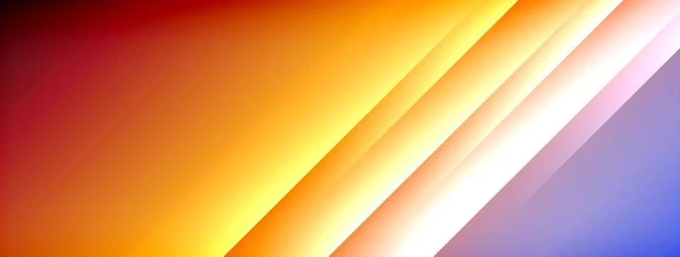 Dynamic shadow lines with gradient colors geometric background イラスト素材