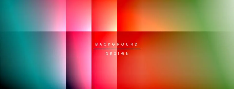 Dynamic shadow lines with gradient colors geometric background Stock Illustration