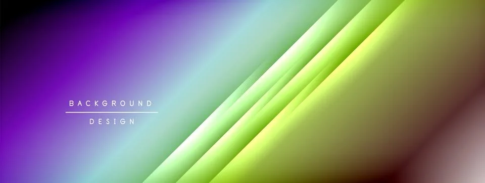 Dynamic shadow lines with gradient colors geometric background イラスト素材