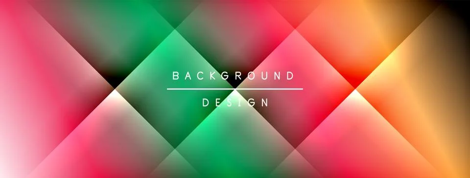Dynamic shadow lines with gradient colors geometric background イラスト素材