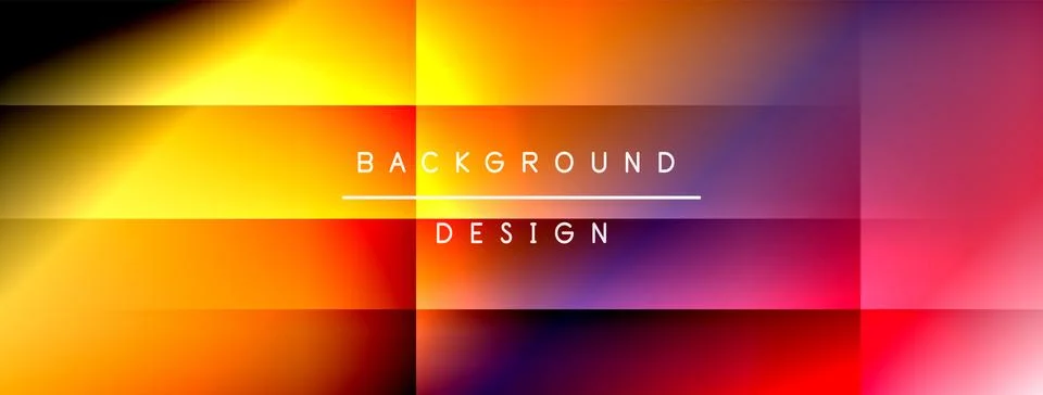 Dynamic shadow lines with gradient colors geometric background Stock Illustration