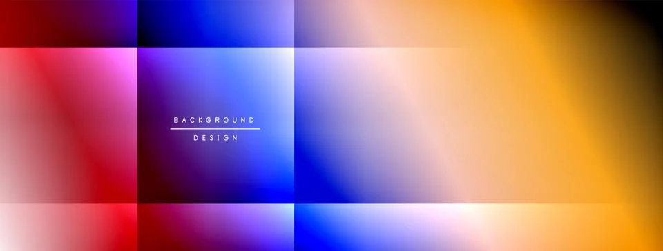 Dynamic shadow lines with gradient colors geometric background Stock Illustration