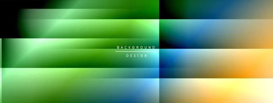 Dynamic shadow lines with gradient colors geometric background Stock Illustration