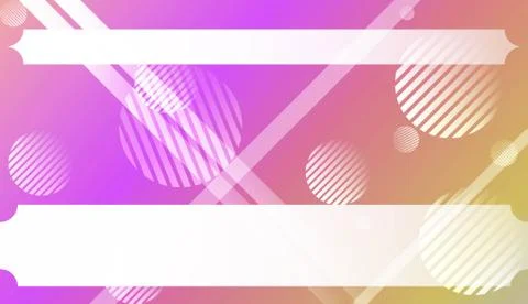 Dynamic shape background With Gradient Shape, Line, Circle, Space for Text. F Stock Illustration