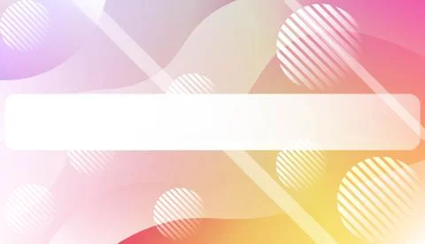 Dynamic shape background With Wave Gradient Shape, Line, Circle, Space for Te Illustrazione stock