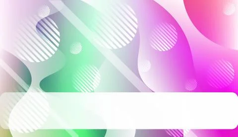 Dynamic shapes composition with Abstract Shiny Waves, Lines, Circle, Space fo Stock Illustration