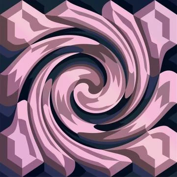 Dynamic shapes composition, powerful, strong lines. Stock Illustration