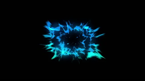 Dynamic shockwave explosion fire particle effect Stock-Footage 148724170