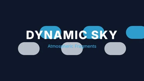Dynamic Sky Title Card Intro: Abstract Atmospheric Visuals Background Graphic Vidéo 337656525