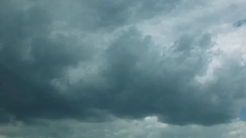 Dynamic Sky Transition A Journey from Crystal Clear to Deeply Overcast Skies Ahe Stock Footage 313475209