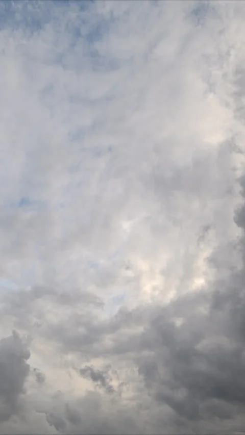 Dynamic sky visuals. Rapid cloud shifts creating striking visual textures for vi Stock Footage 337355175