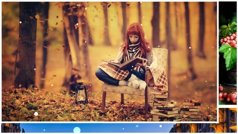 Dynamic slideshow for a colorful presentation Stock After Effects
