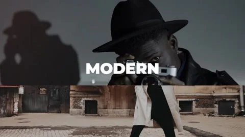 Dynamic Slideshow Opener After Effects stock