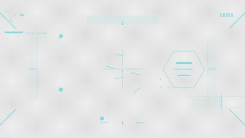 Dynamic Smart HUD Drone Swarm Commander: Master UI Screen : 4K Alpha 스톡 동영상 332942147