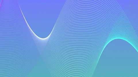 Dynamic smooth wave background animation Stock Footage 332700653