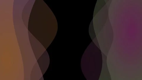 Dynamic soft waving abstract color painting gentle flow animation background Video stock 332885107