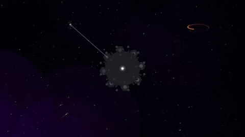 Dynamic space design element for modern digital projects featuring a celest.. Video stock 322127861