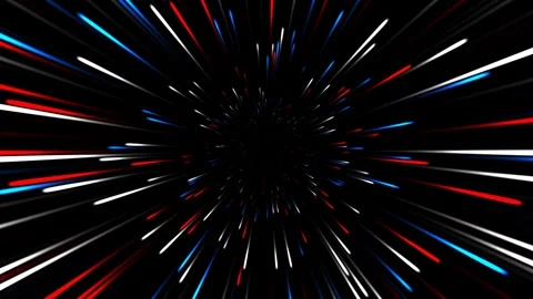 Dynamic Space-Themed Light Speed Motion Effect. Stock Footage 340036730