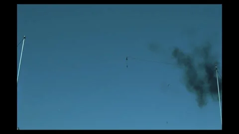 Dynamic Spark Explosion Atmospheric Layer On Black Screen Stock Footage 335943414